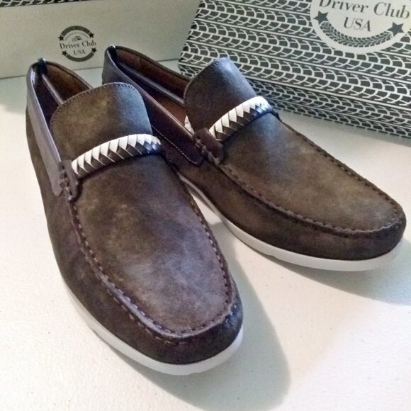 Driver Club USA Other - NIB Olive Suede - Moccasins Loafers Drivers 9.5 - Retail for $119